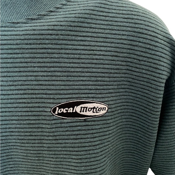 Local MOTION Hawaii Yin & Yang Logo Green Tee Shirt Men L Large - Picture 2 of 6